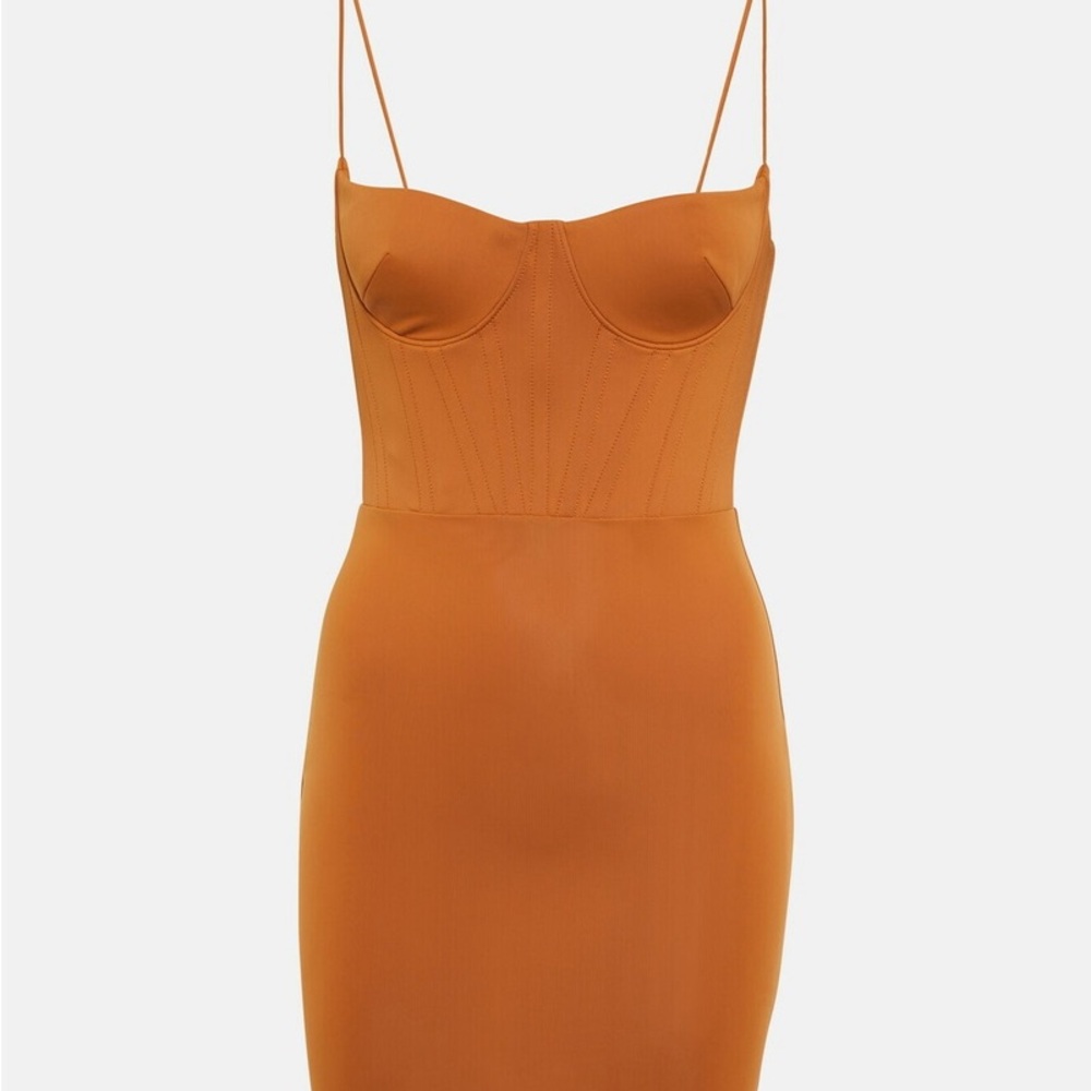 Alex Perry Camel Mini Dress - Picture 4 of 8